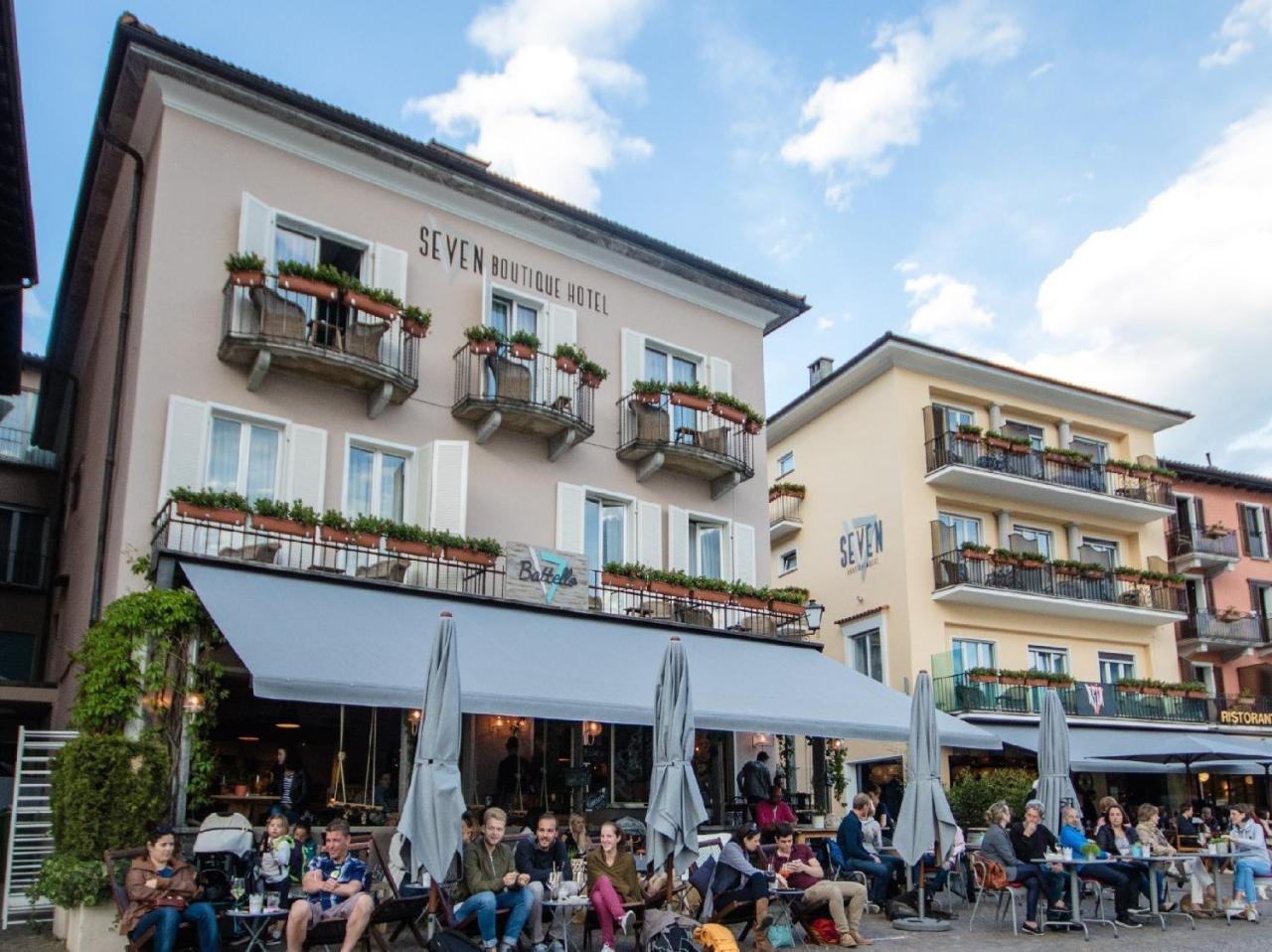 Seven Boutique Hotel Ascona Esterno foto